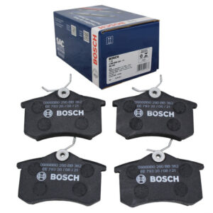 Pastilla Freno Trasera Bosch 7234-D340 — AUDI A3 1.6-1.8, A4 1.8-2.0, A6 2.0-2.4, A8 2.5-2.8, S3 1.8 TT 1.